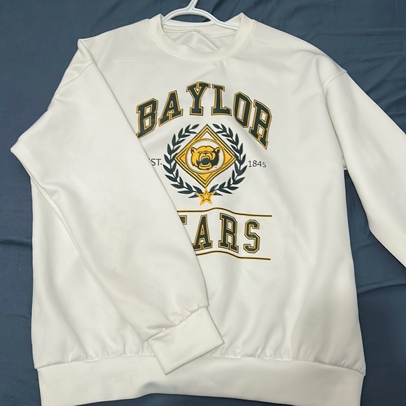 Vintage LG White Baylor Bears Crewneck - Picture 1 of 2
